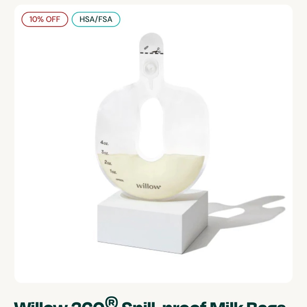 Willow Spill Proof Milk Bags